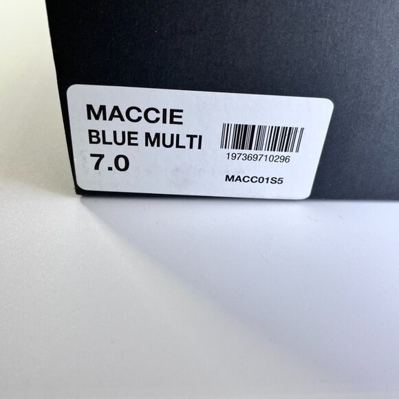 Betsy Johnson Maccie Platform Sandal Womens Size 7 in Blue Multi Floral Pearls - Picture 15 of 15